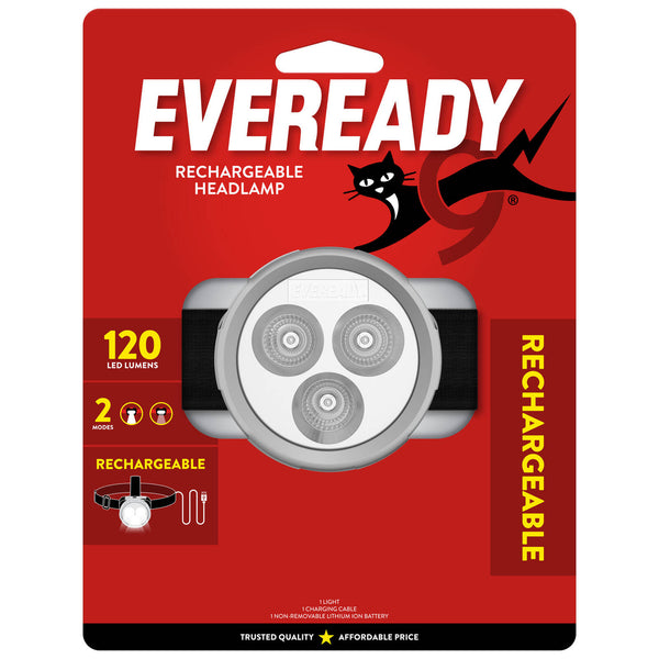 Eveready Rechargeable Headlight 120 Lumen