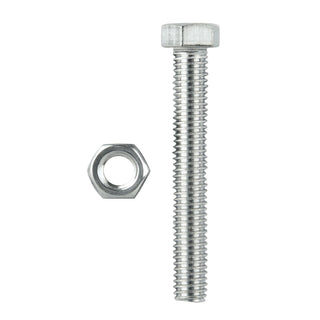 Pinnacle M10 x 150mm Stainless Steel Hex Head Bolts And Nuts - 2 Pack