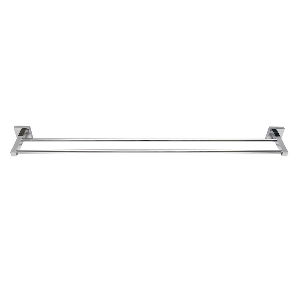 Estilo 600mm Chrome Lille Double Towel Rail - 600mm