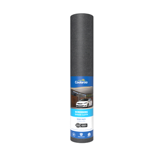 Coolaroo 3.66 X 9m Graphite Heavy-Duty Screening Shade Cloth – 70% UV block