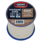 GRUNT 4mm x 50m Macrame Cotton Cord - Image 5 of 8