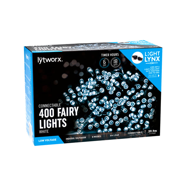 Lytworx 400 White LED Connectable Fairy Party Lights