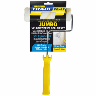UNi-PRO 160mm Trade Roller Cover And Frame Set 11mm Nap
