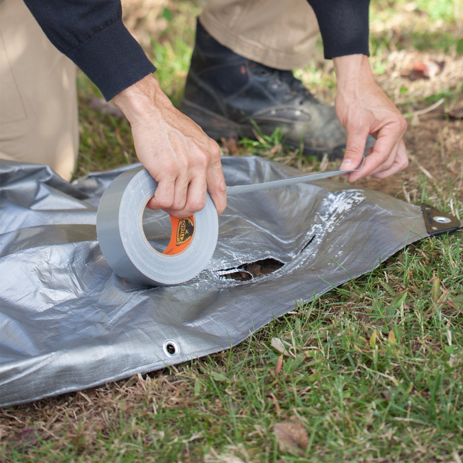 Gorilla 48mm x 9m Silver Cloth Tape - Image 4 of 5