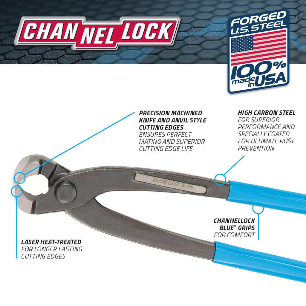 Channellock 250mm Concreters Nippers - Image 2 of 2