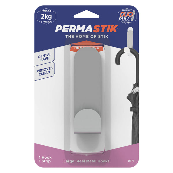 Permastik Large Steel Metal Hook