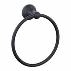 Mondella Matte Black Maestro Towel Ring - Image 1 of 2