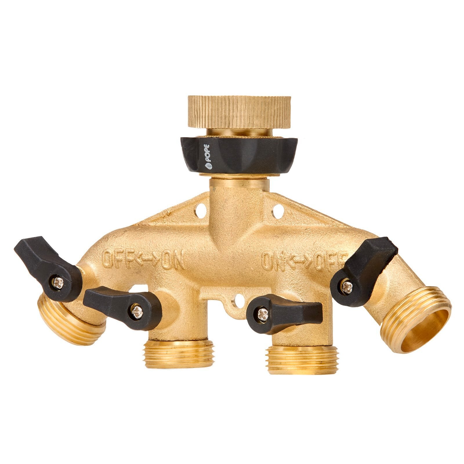 Pope 4 Way Brass Tap Adaptor Outlet - Image 3 of 5