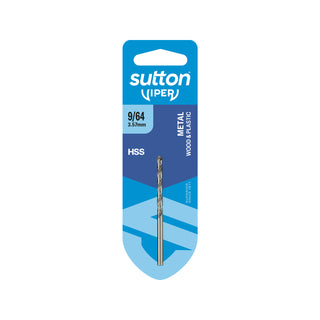 Sutton Tools 9/64" Viper Jobber Drill Bit