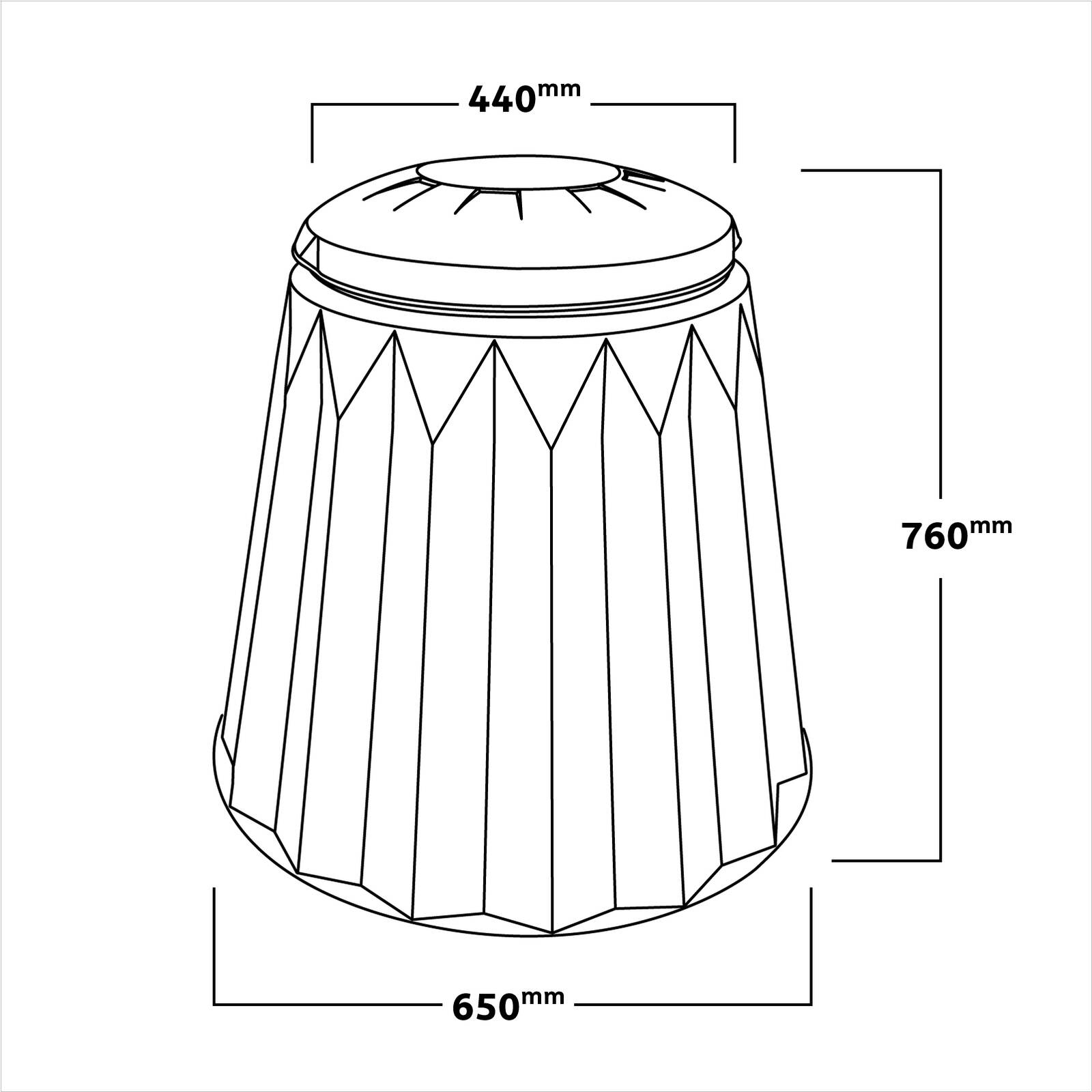 Tumbleweed 150L Gedye Compost Bin - Image 5 of 5