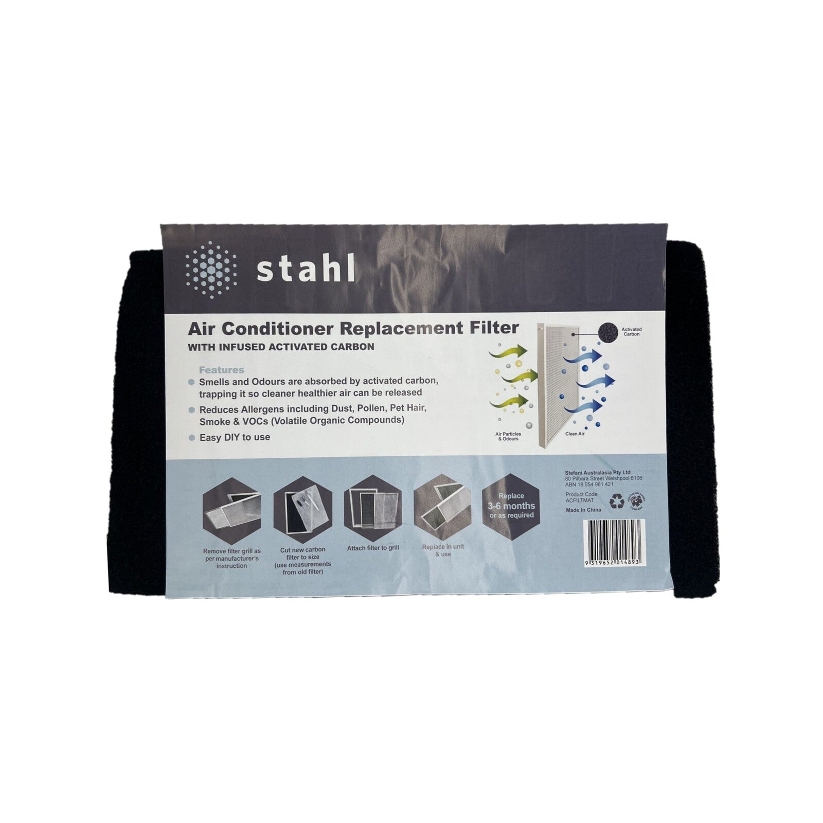 Stahl Carbon Infused Ducted Air Conditioner Replacement Filter Mat - Image 2 of 3