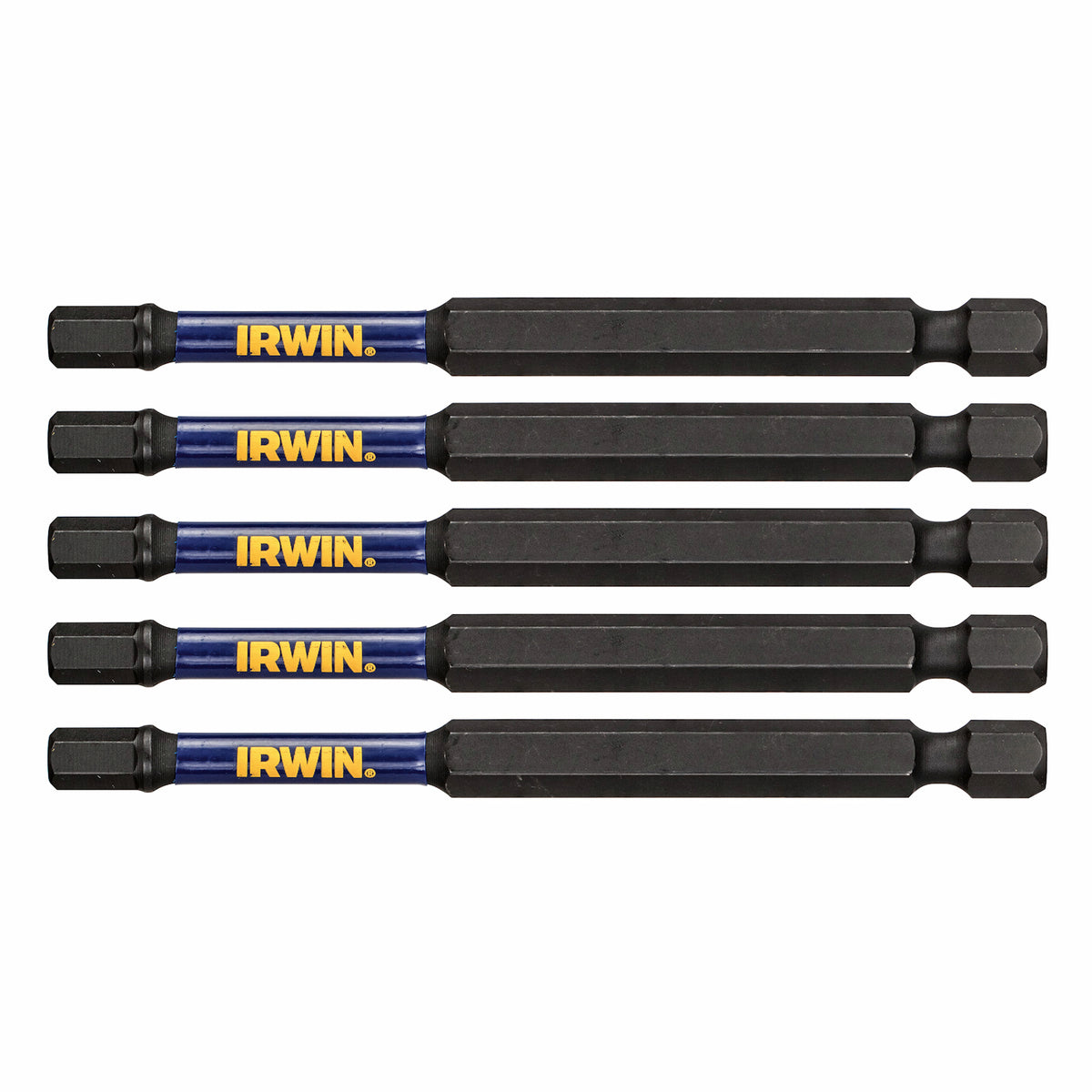 IRWIN 89mm Impact Pro Performance Hex 5 - 5 Pack - Image 2 of 2