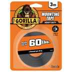 Gorilla 3.04m Black Double Sided Mounting Tape - Image 1 of 6