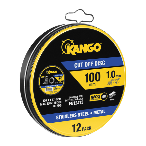 Kango 100mm Metal Cut Off Discs - 12 Pack