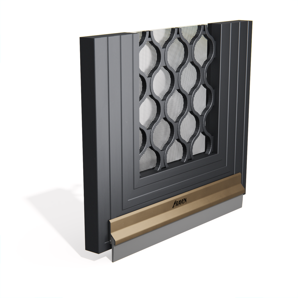Raven RP5 Door Bottom Clear 920mm - Clear Anodised - Image 2 of 3