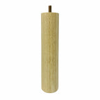 Adoored 53 x 250mm Raw Wood Round Furniture Leg - Image 1 of 4