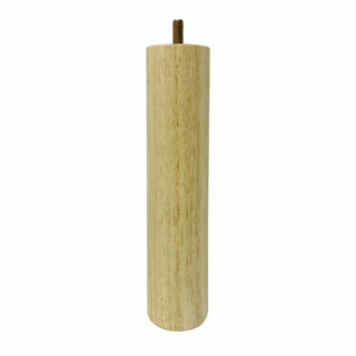 Adoored 53 x 250mm Raw Wood Round Furniture Leg