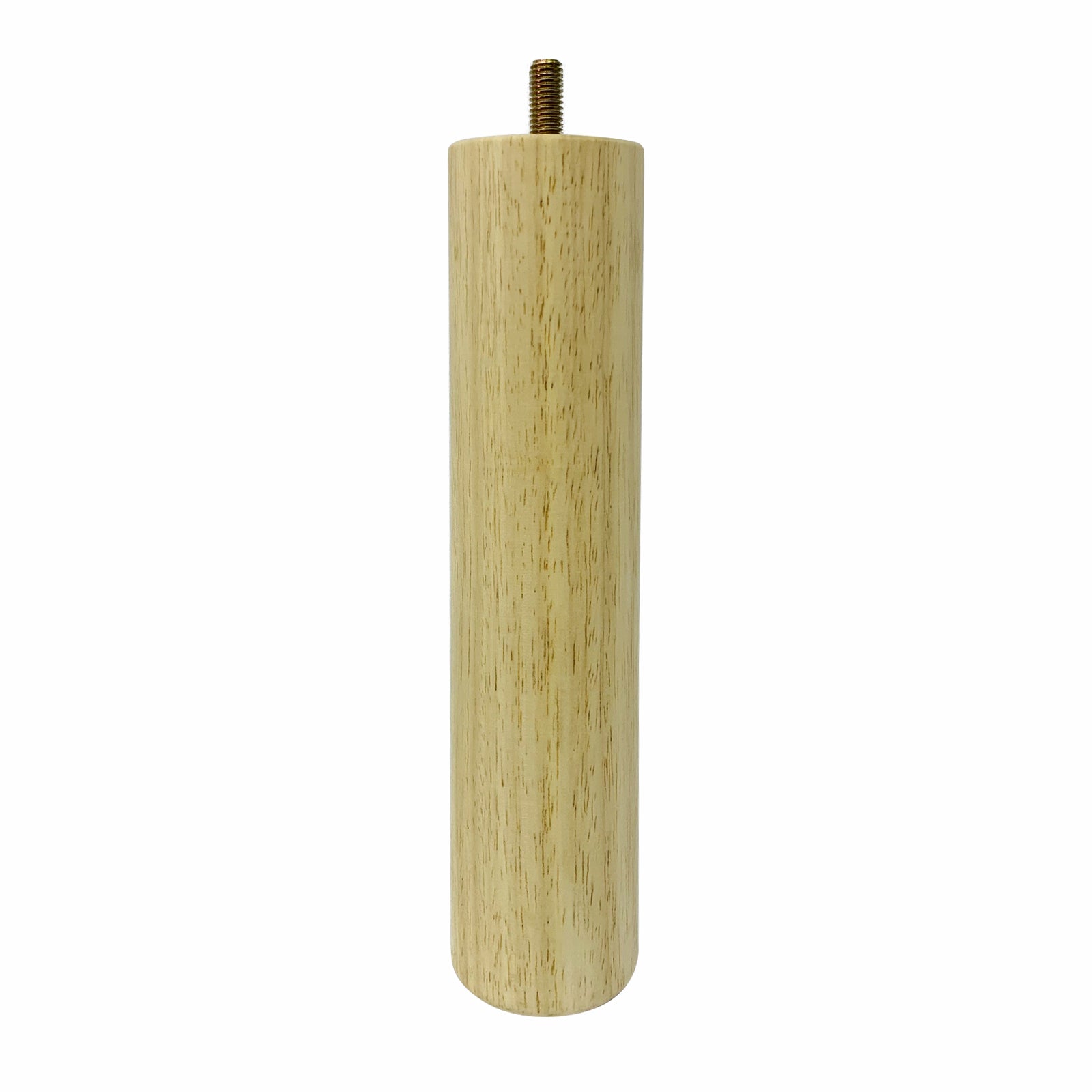Adoored 53 x 250mm Raw Wood Round Furniture Leg - Image 1 of 4