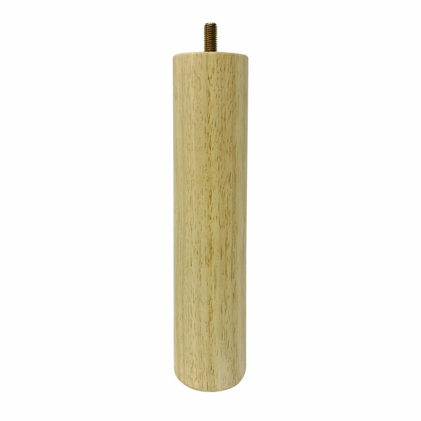 Adoored 53 x 250mm Raw Wood Round Furniture Leg