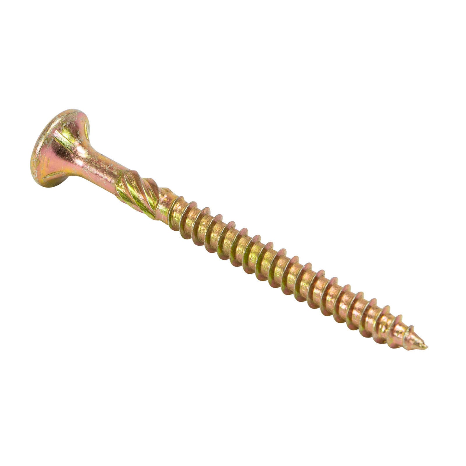 Titan 14g x 75mm Zinc Gold Timber Bugle Batten Screw - 100 Pack - Image 6 of 7