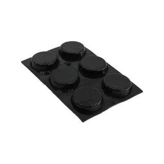 Surface Gard 18mm Black Round Floor Protection - 6 Pack
