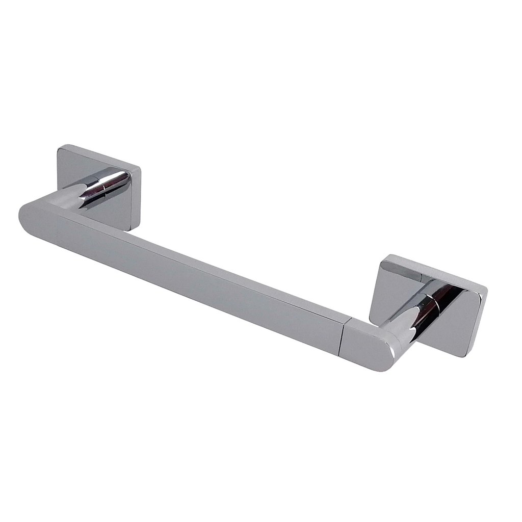 Barelli Matte Black Rigoni Base Double Towel Bar - Black - Image 1 of 5