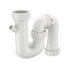 Caroma 50mm White Combination S And P Traps With Dishwasher Connection - Image 1 of 2
