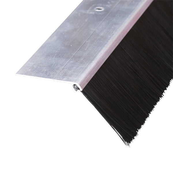 Moroday Silver Angled Brush Garage Door Seal