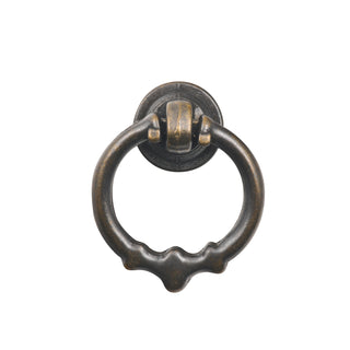 Prestige Small Antique Brass Metal Pull Knob