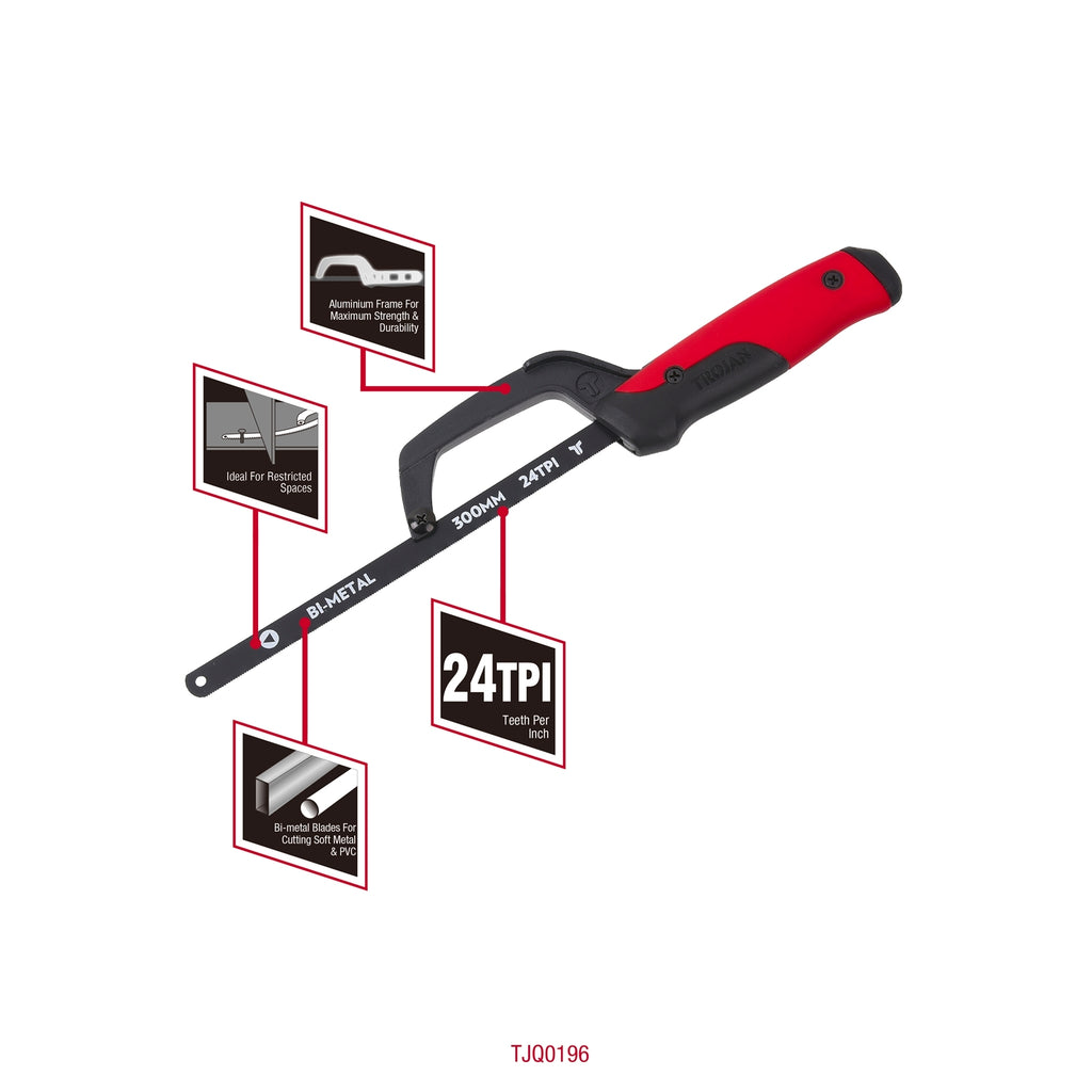 Trojan 300mm Mini Hack Saw - Image 2 of 3