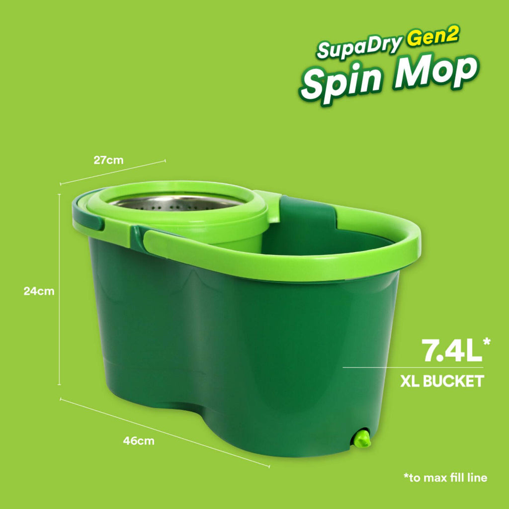 Sabco SupaDry Spin Mop &amp; Bucket Gen2 With Bonus Refill - Image 4 of 8