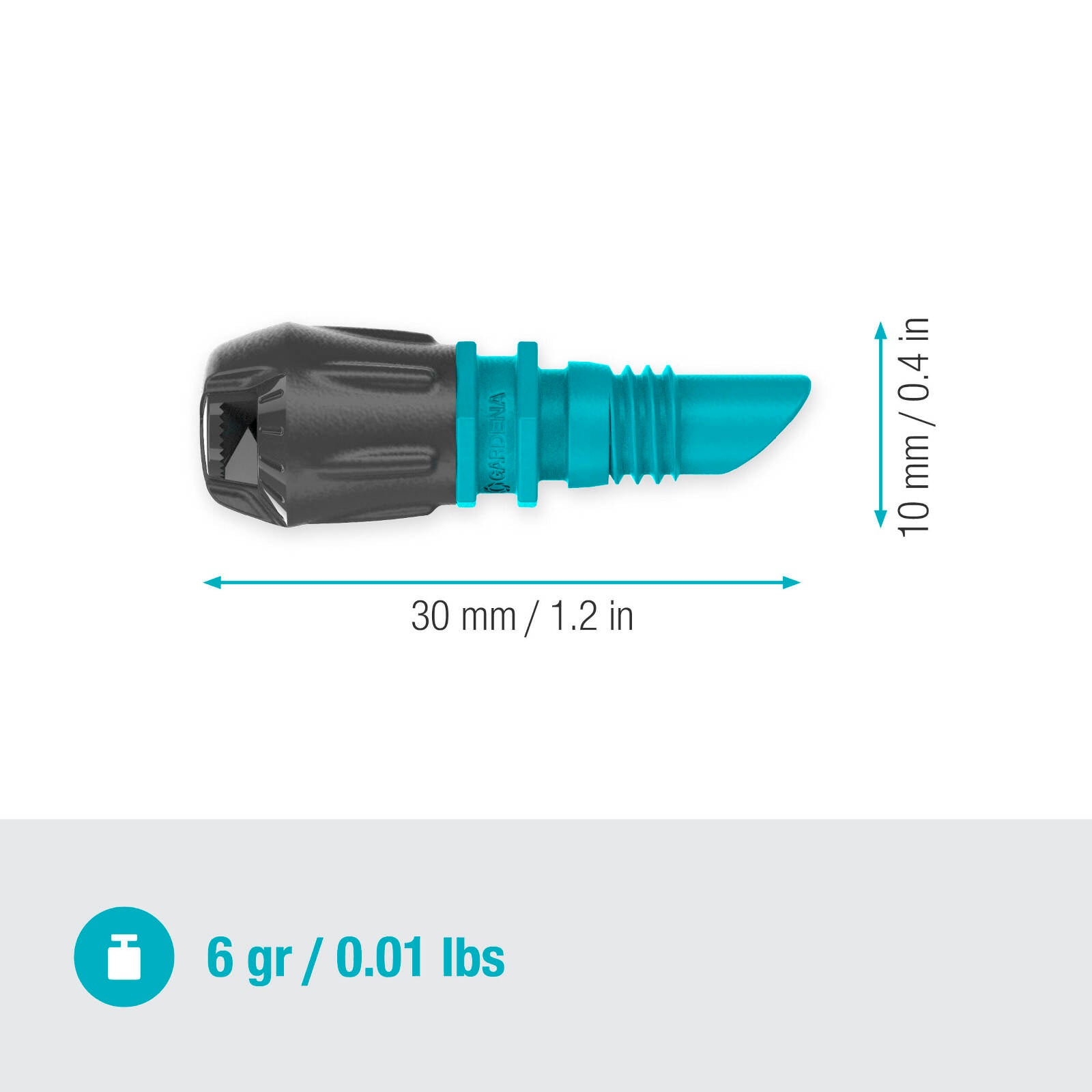 GARDENA 90° Micro Irrigation Spray Nozzle - 5 Pack - Image 9 of 9