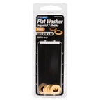 Zenith 5/16" M8 Solid Brass Flat Washer - 10 Pack - Image 1 of 2