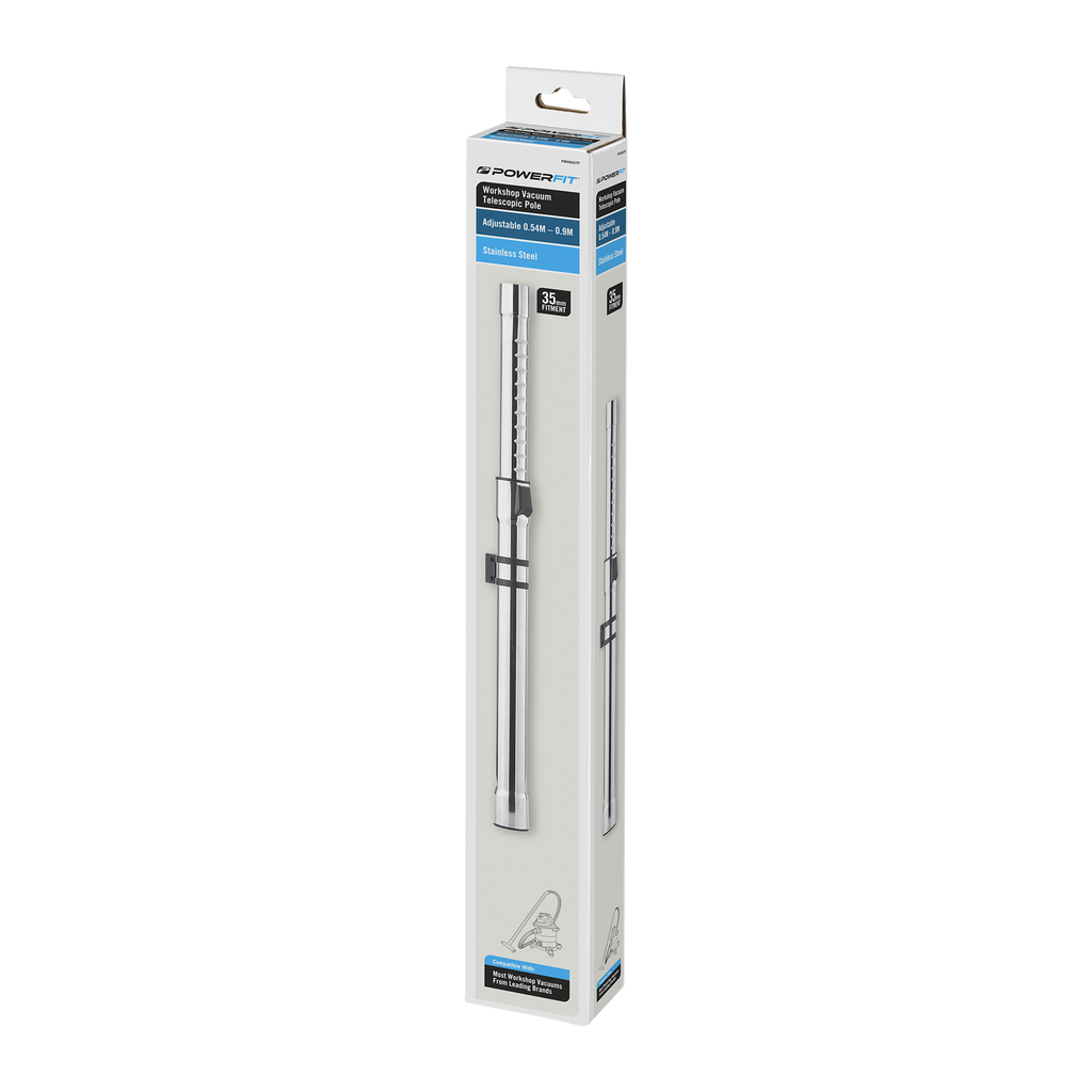 Powerfit Workshop Vacuum Stainless Steel Telescopic Pole - Image 4 of 4