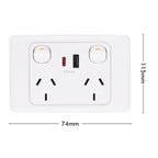 DETA 6000 Double Power Point With USB A+C - Image 4 of 4