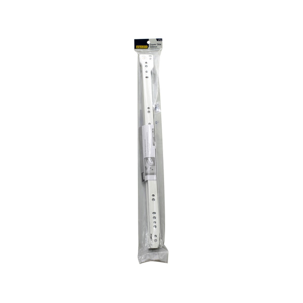 Syneco 500mm White Drawer Slides - 1 Pair