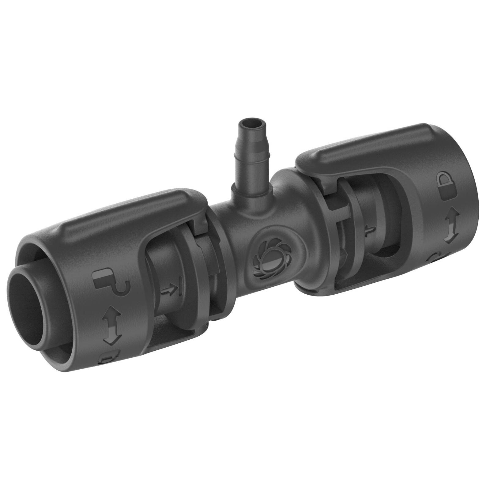 GARDENA 13mm - 4.6mm Micro Irrigation T-Joint - 5 Pack - Image 1 of 9