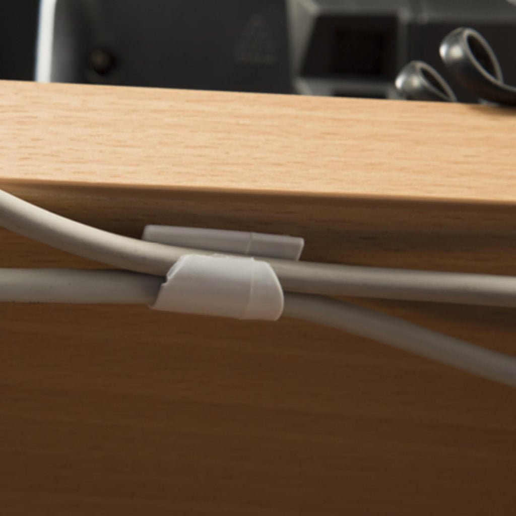 D-Line White Cable Tidy Clips - 6 Pack - Image 4 of 6