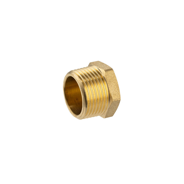 Brasshards 20mm Brass Threaded Hex Plug LF