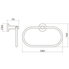 Caroma Sahara Hand Towel Ring - Image 2 of 2