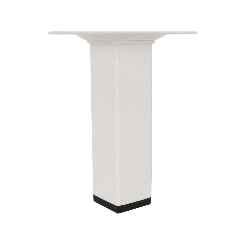 Adoored 25 x 100m White Square Metal Furniture Leg - Image 1 of 2