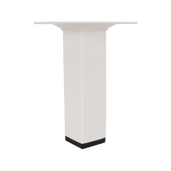 Adoored 25 x 100m White Square Metal Furniture Leg