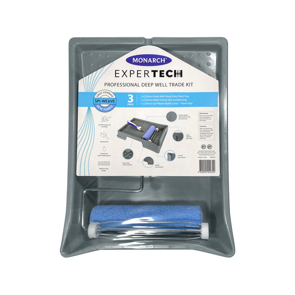 Monarch Expertech 230mm 3 Piece Spi-weave Deep Well Trade Roller Kit - 230mm