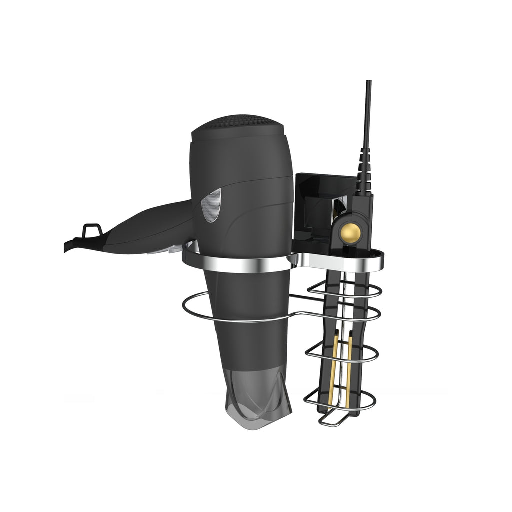Fusion-Loc Stainless Steel Suction Hair Dryer And Straightener Combo Caddy - Image 2 of 2