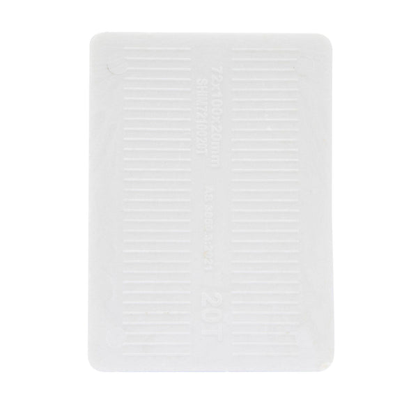 Titan 20 x 72 x 100 mm White Shim Packing