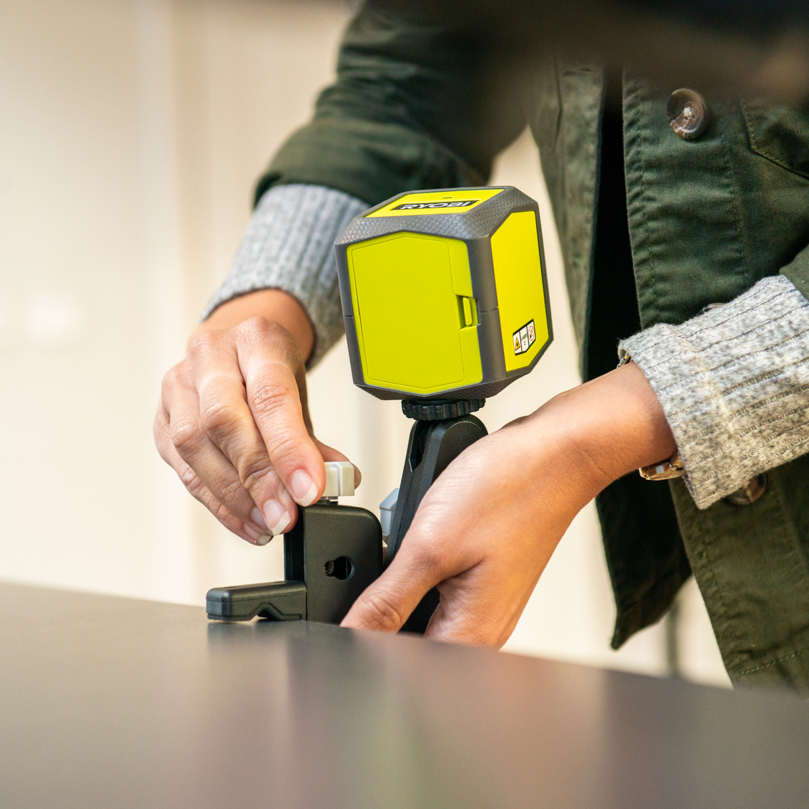Ryobi 15m Green Cross Line Laser - Image 6 of 9