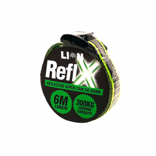 Lion 6m 300kg L/C Reflx Super Cam Tie Down