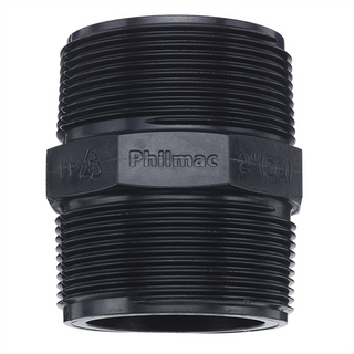 Philmac 1" BSP Thread Pipe Nipple