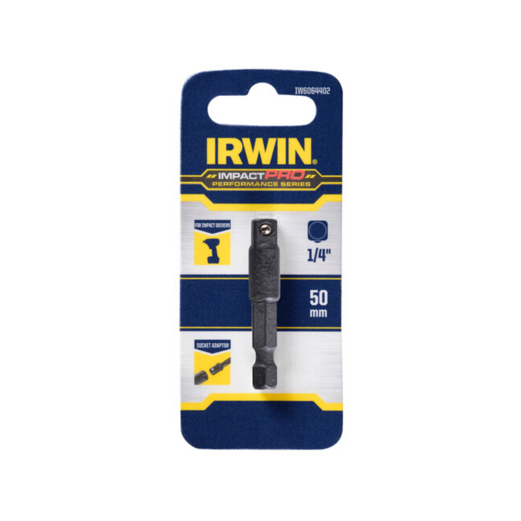 IRWIN 50mm 1/4" Impact Pro Performance Socket Adaptor - Image 1 of 2