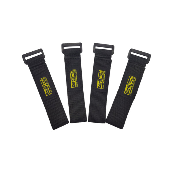 CordTech Reusable Stretch Storage Straps - 4 Pack